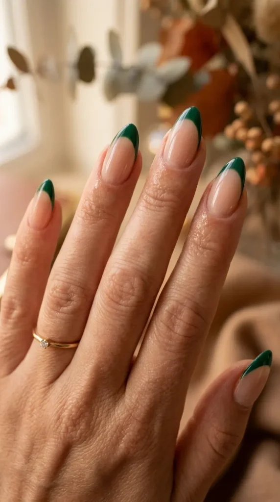 Jewel Tone French Tip