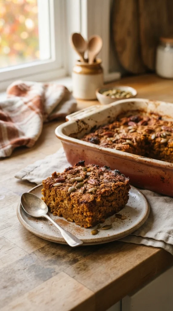  Pumpkin Spice Baked Oatmeal