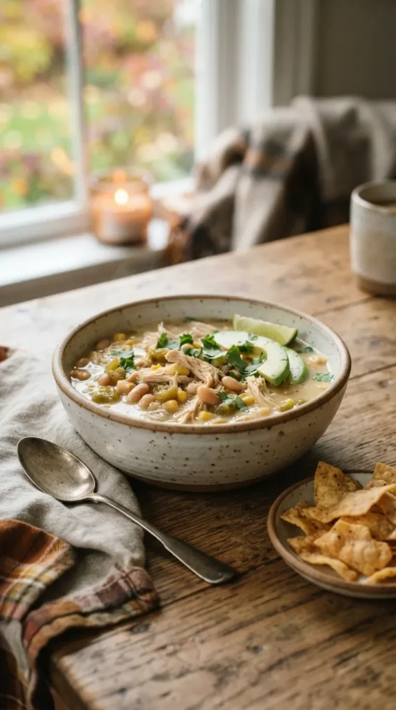 Slow Cooker White Chicken Chili