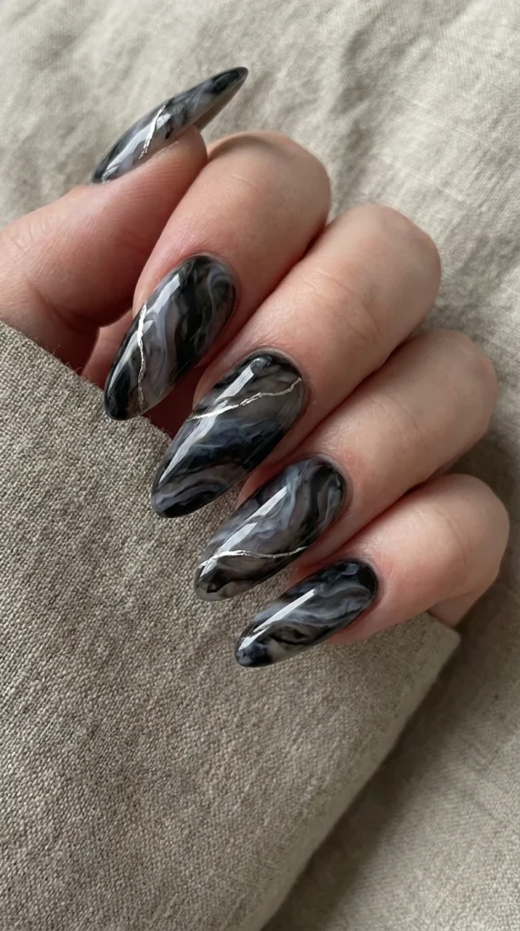Smoky Charcoal Marble