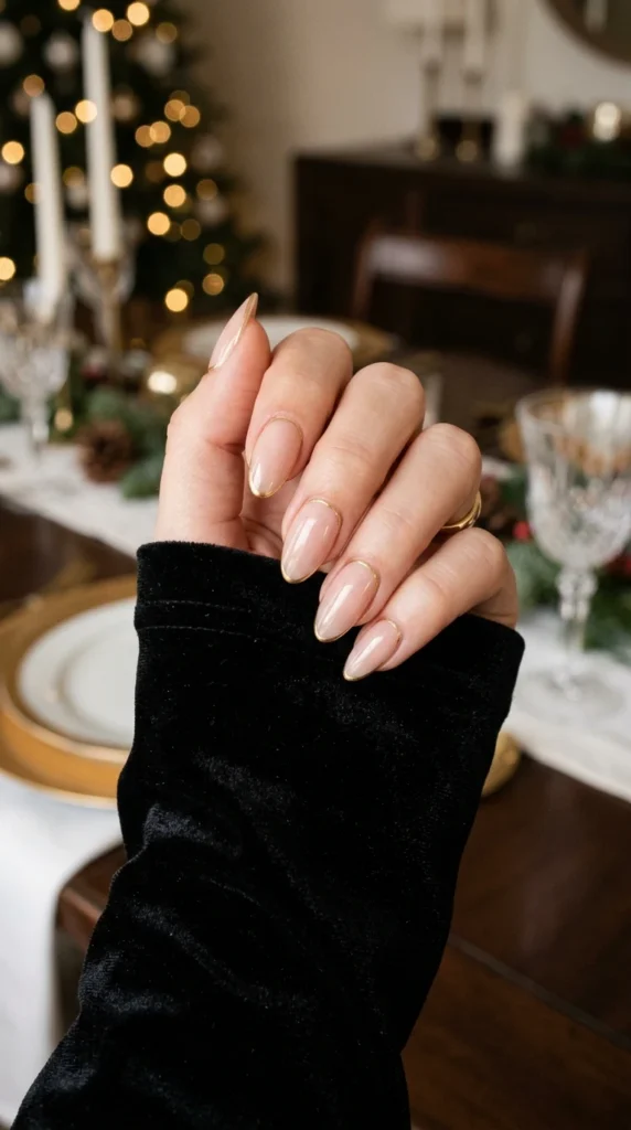 Elegant Gold Cuticle Line