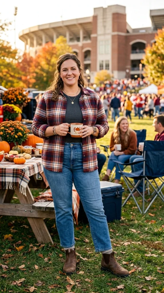 Team Color Flannel and Jeans