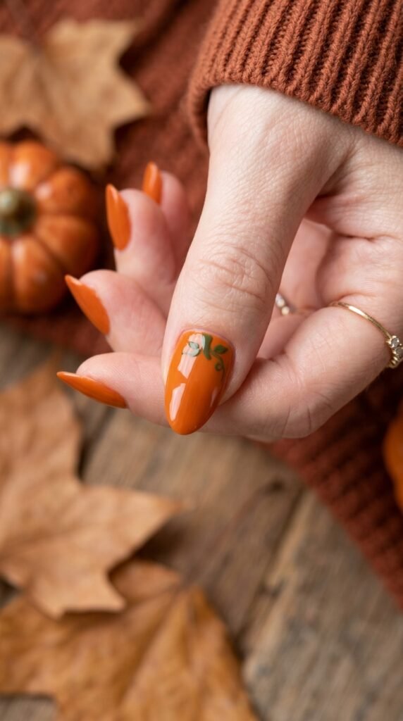 Pumpkin Stem Accent