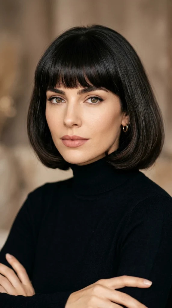 Bold '60s-Inspired Bangs