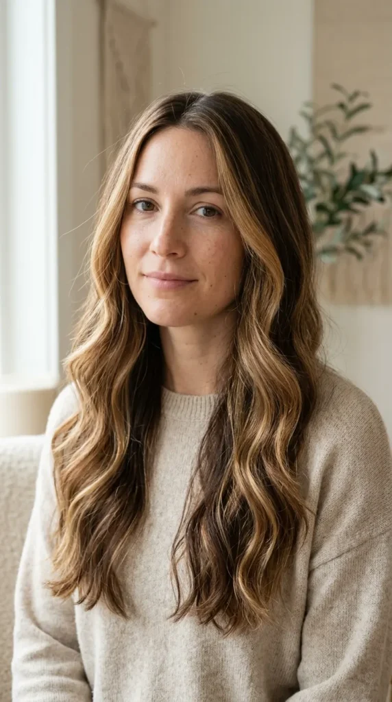 Subtle Honey Lowlights and Highlights