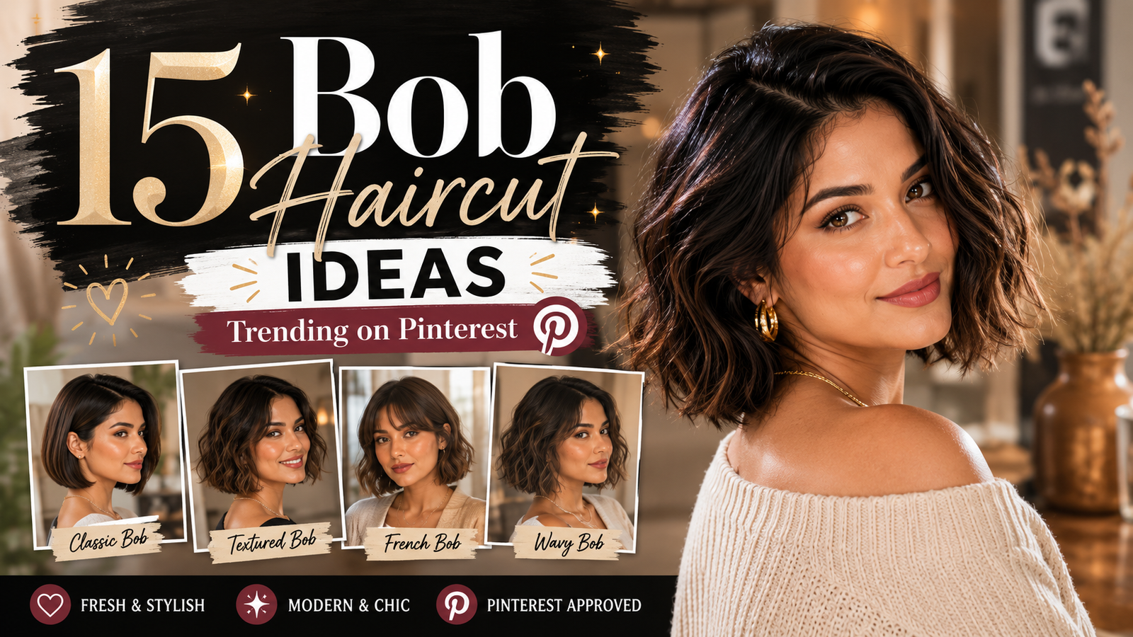 15 Bob Haircut Ideas Trending on Pinterest