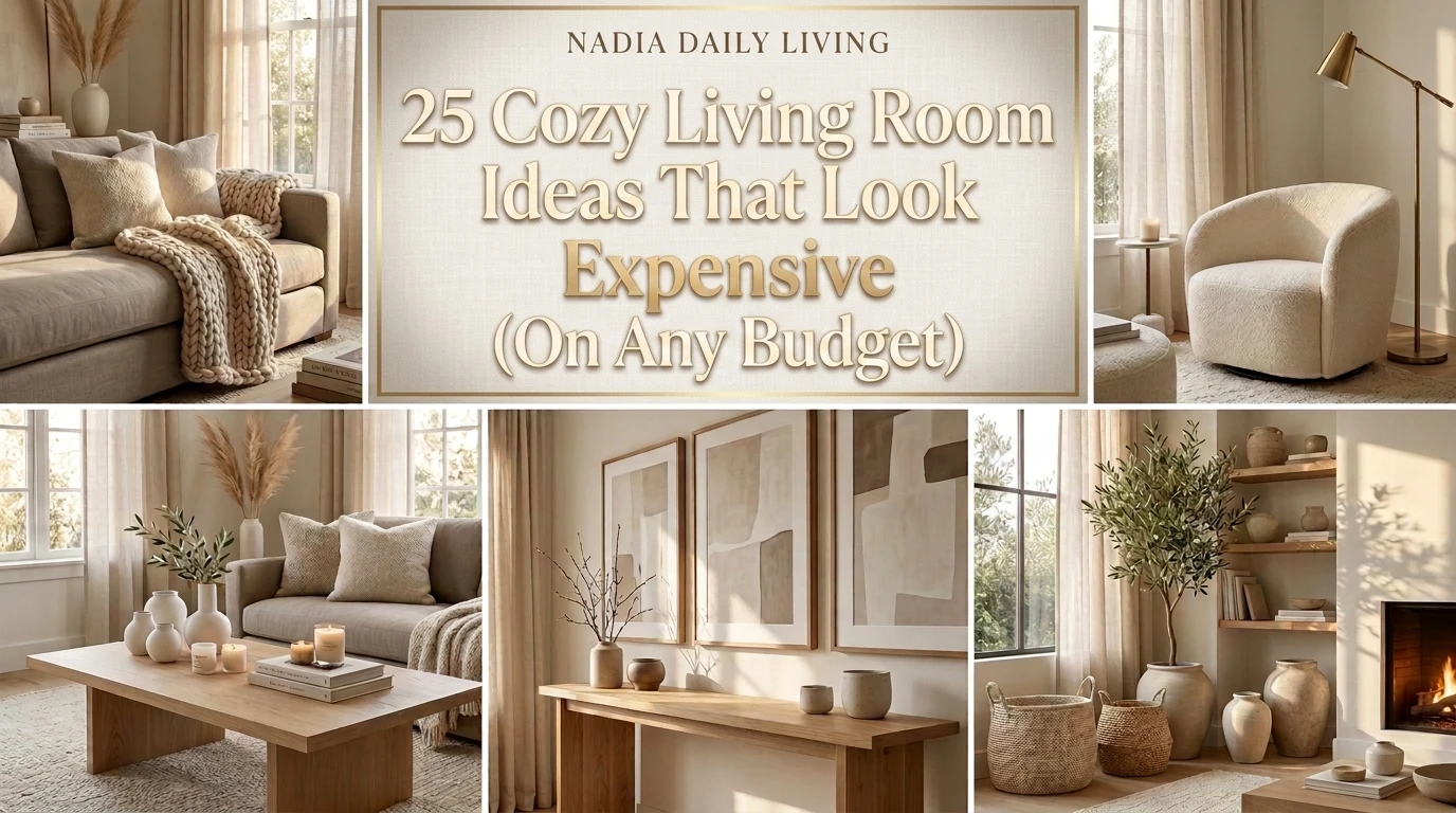 25 Cozy Living Room Décor Ideas That Feel Designer-Made