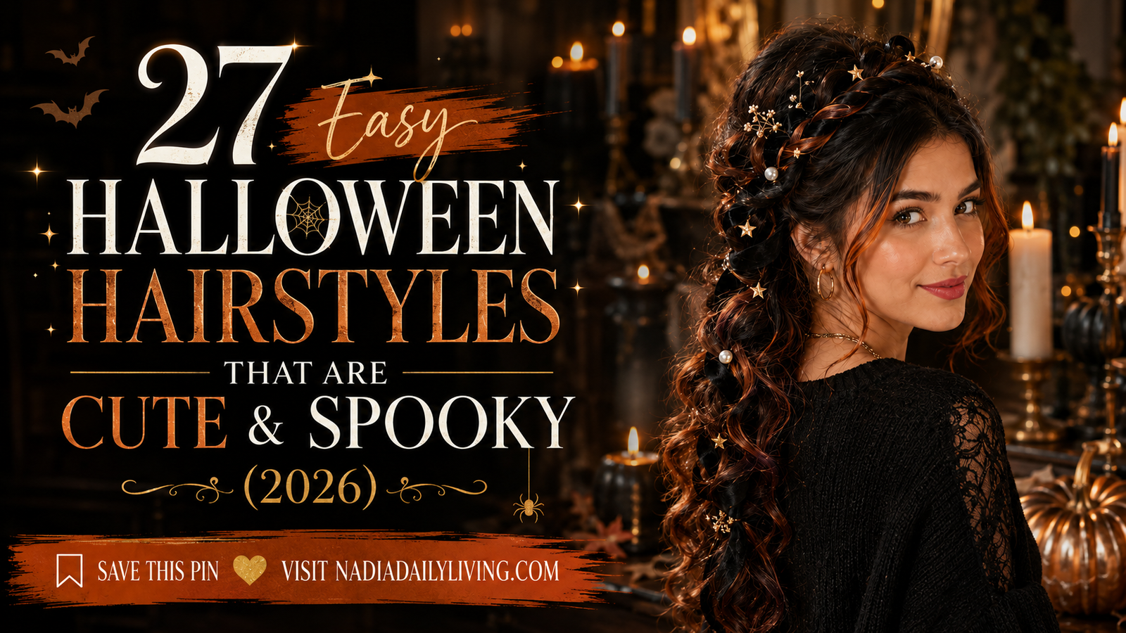 27 Easy Halloween Hairstyles That Are Cute & Spooky (2026)