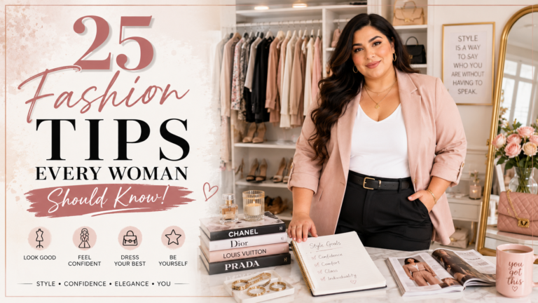 25 Fashion Tips Every Woman Should Know (Easy & Timeless)