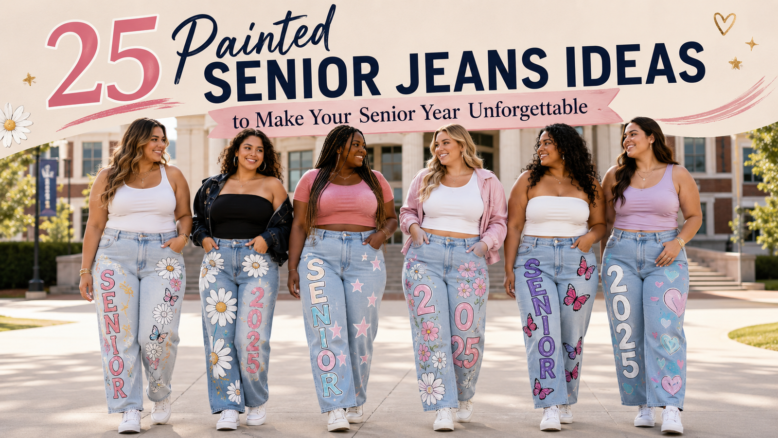 25 Painted Senior Jeans Ideas That Will Make Your Senior Year Unforgettable