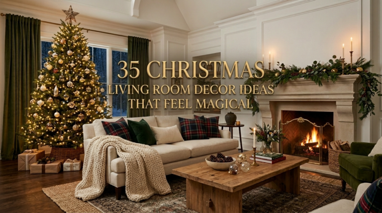 35 Christmas Living Room Decor Ideas That Feel Magical
