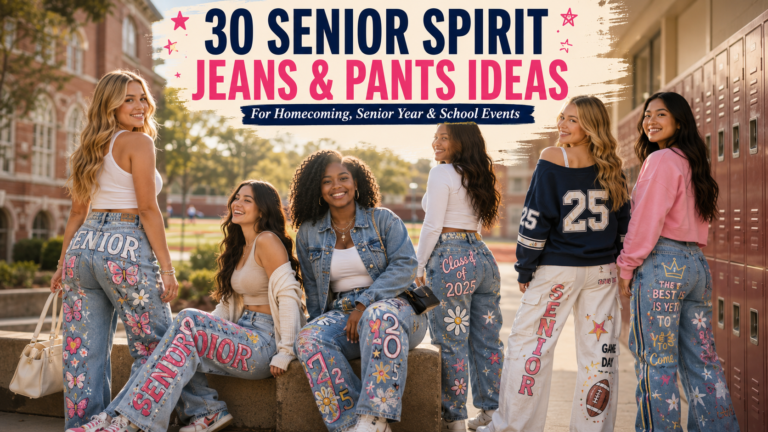 30 Senior Jeans Ideas for Homecoming, Spirit Week & School Events