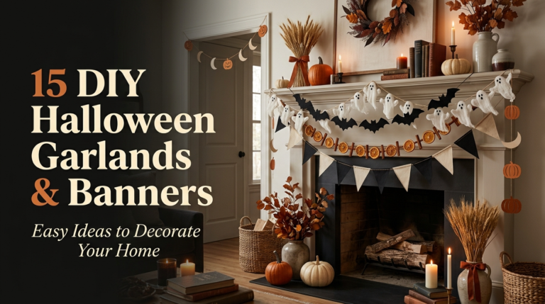 15 DIY Halloween Garlands and Banners for Your Home