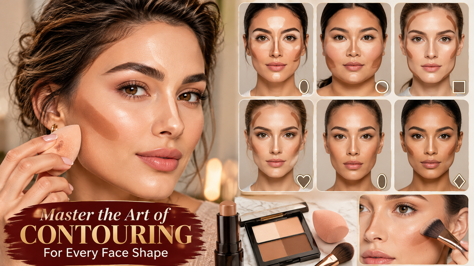 How to Contour Your Face Shape Step-by-Step Guide