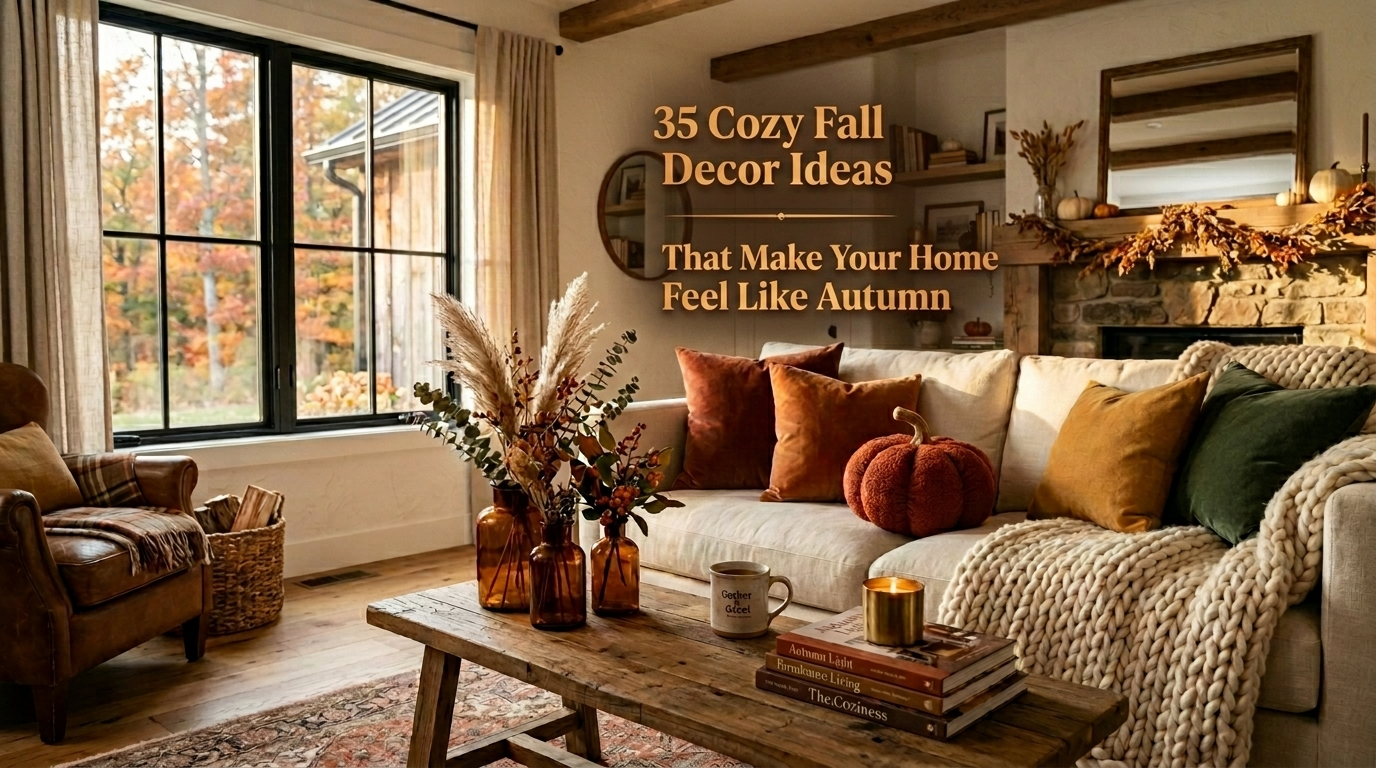 35 Cozy Fall Decor Ideas That Make Your Home Feel Like Autumn