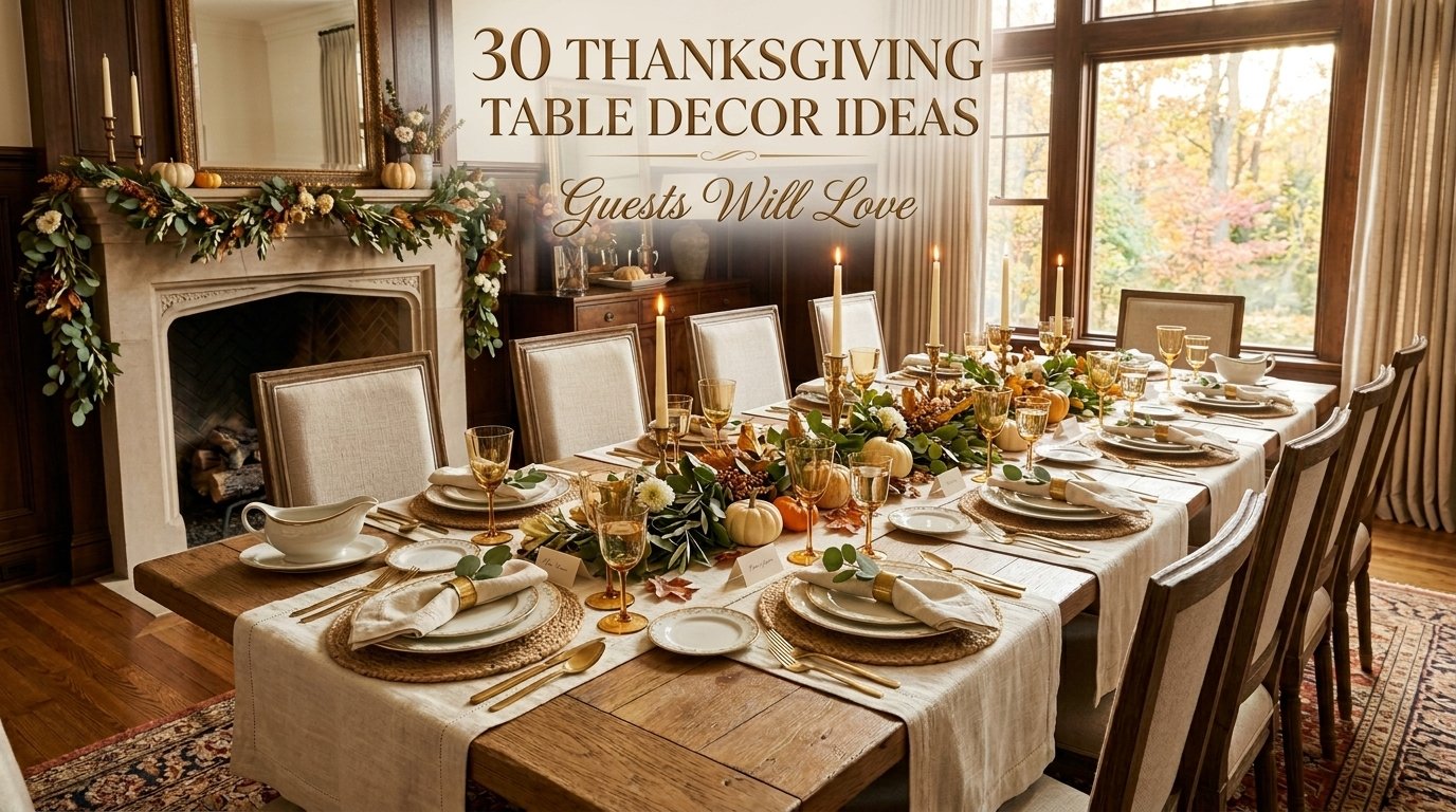 30 Thanksgiving Table Decor Ideas Guests Will Love