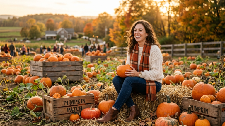 20 Pumpkin Patch Photo Ideas and Poses