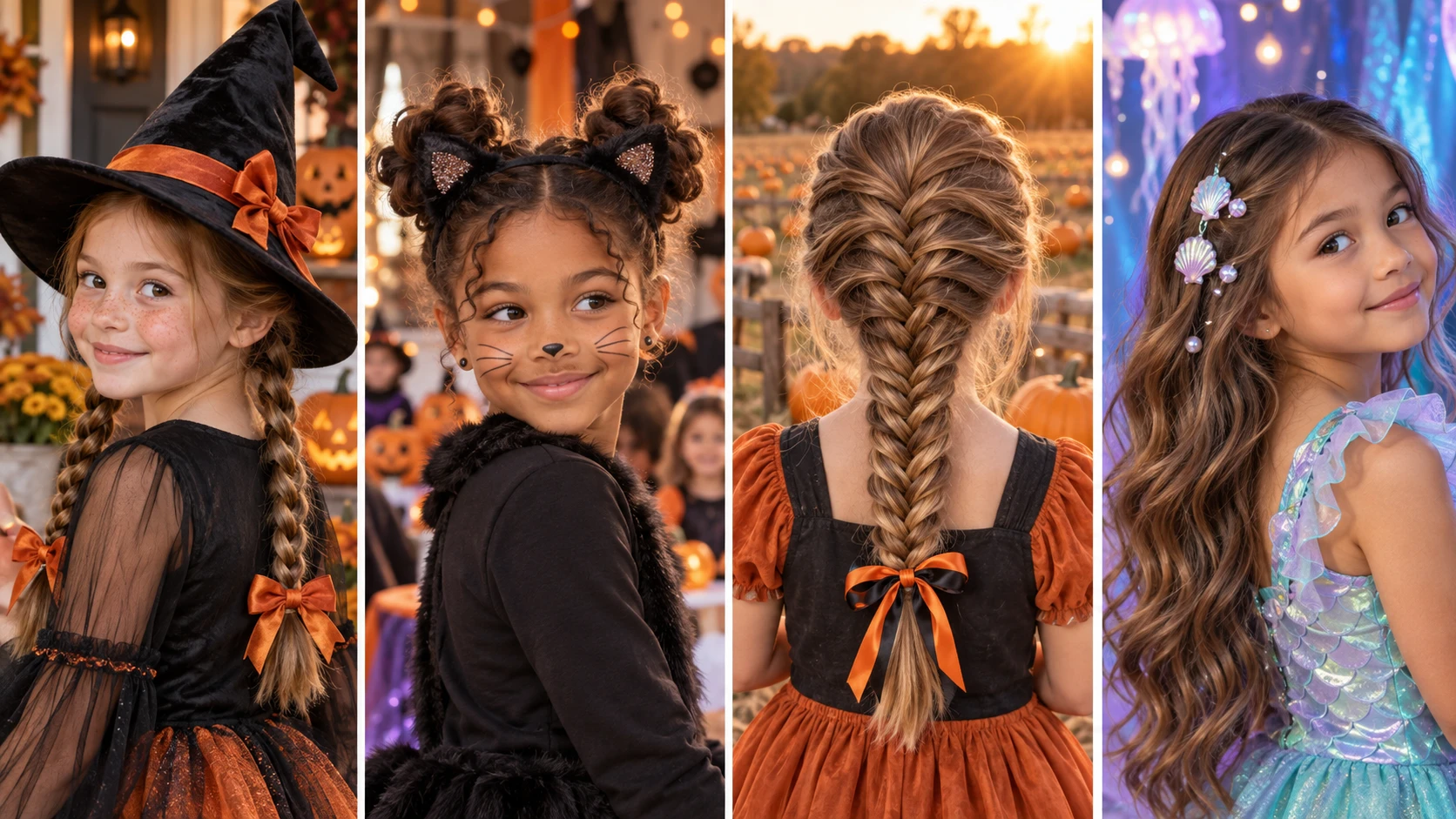 10 Halloween Hairstyles for Kids