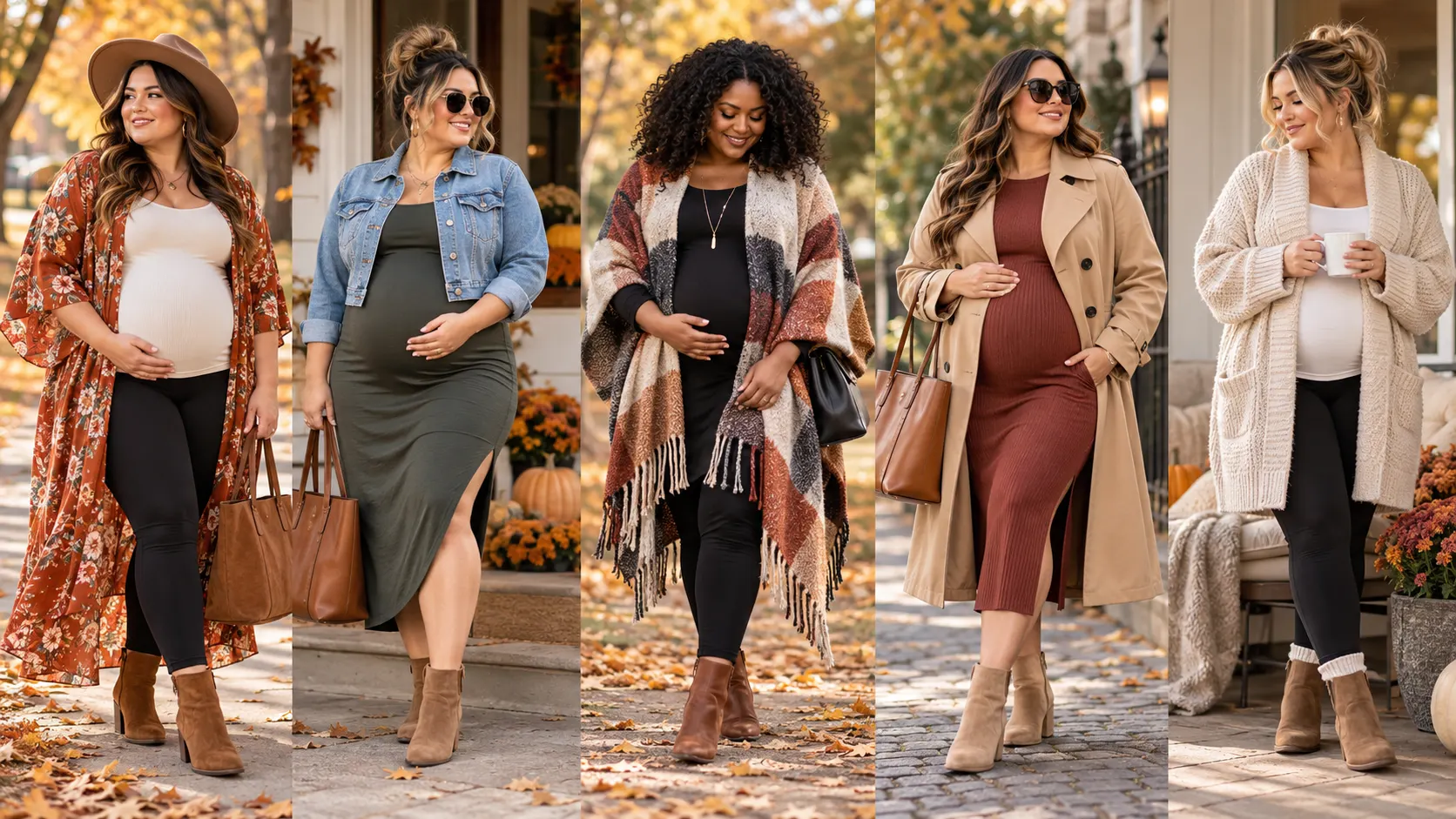 12 Bump-Friendly Layering Pieces for Plus Size Moms-to-Be
