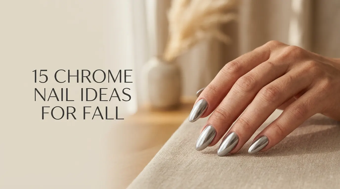 15 Chrome and Metallic Nail Ideas for Fall