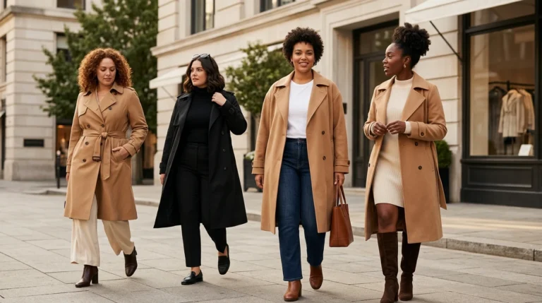Plus Size Trench Coat Outfit Ideas