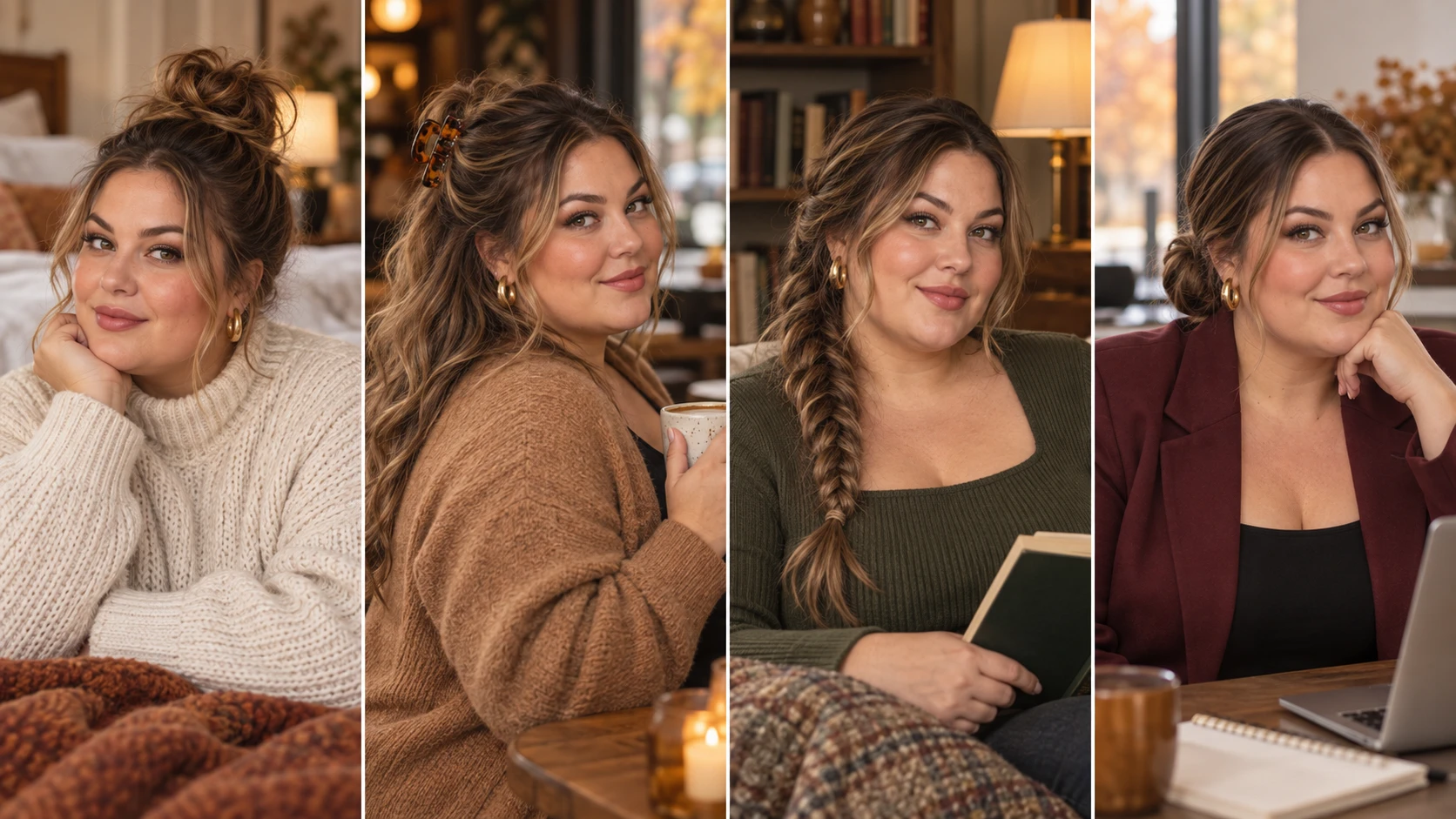 20 Cozy Second-Day Hairstyles for Fall
