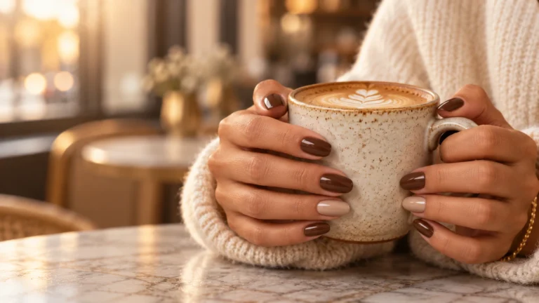 Mocha & Latte Nails 2026's Biggest Fall Nail Trend