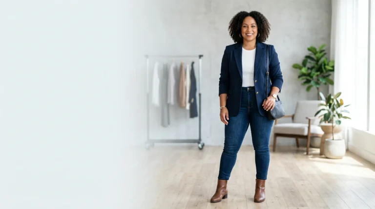 How to Wear a Blazer With Jeans (Plus Size Edition)