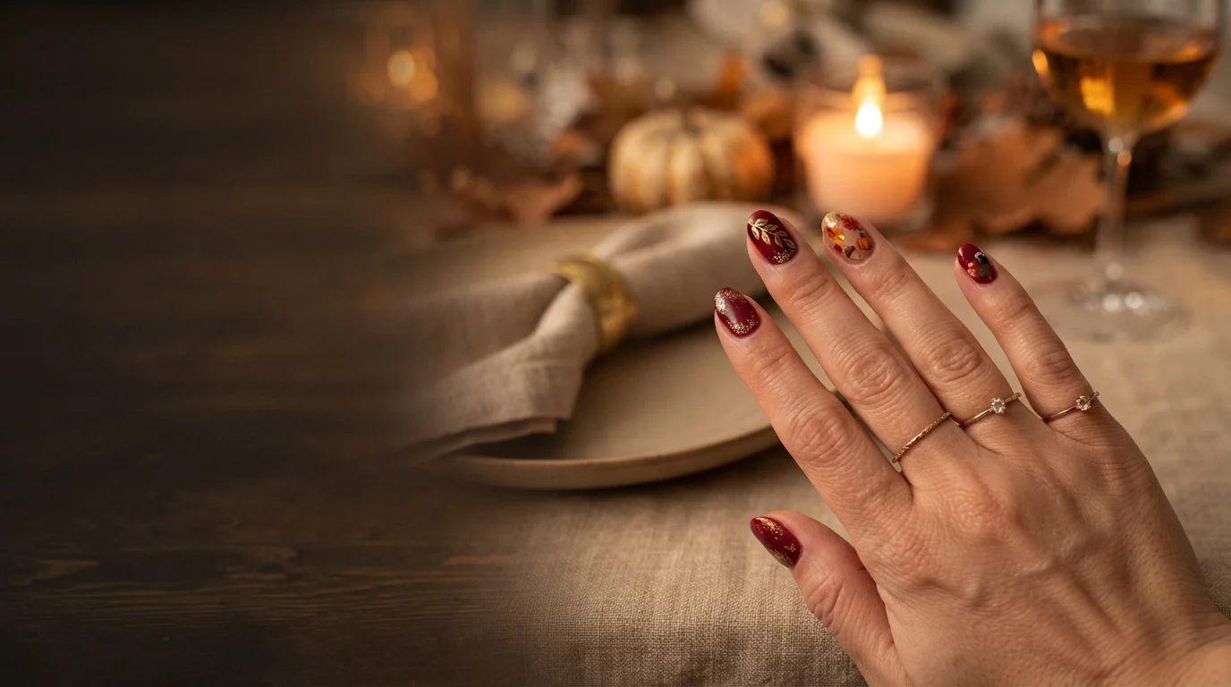 thanksgiving nail art